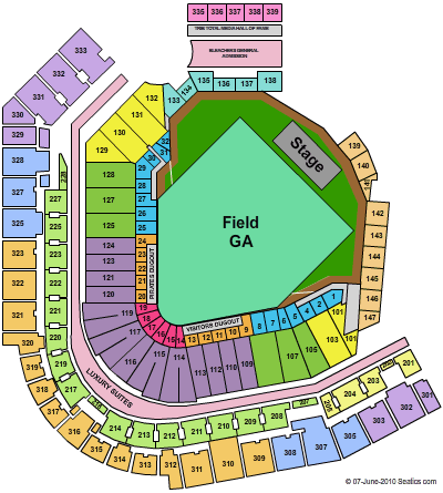 PNC Park Dave Matthews Seating Chart